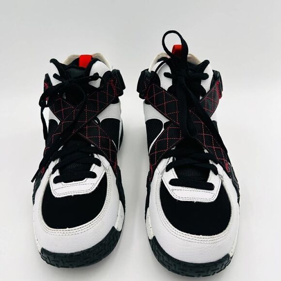 Nike Air Raid Sneakers White/Black High-Top Shoes Size 9.5 - Picture 3 of 14